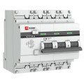 Автоматический выключатель дифференциального тока четырехполюсный EKF PROxima АД-32, хар. C, тип расцепления AC, электронный, защита 270В, 4.5кА, 3P+N, сила тока 20А, ток утечки 30мА