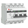 Автоматический выключатель дифференциального тока четырехполюсный EKF PROxima АД-32, хар. C, тип расцепления AC, электронный, защита 270В, 6кА, 3P+N, сила тока 16А, ток утечки 10мА