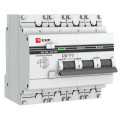 Автоматический выключатель дифференциального тока четырехполюсный EKF PROxima АД-32S селективный, тип расцепления AC, 3P+N, сила тока 63А, ток утечки 100мА