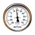 Термометр осевой ЭКОМЕРА БТ-3-100 -30-70°С, биметаллический, коррозионностойкий, L=100мм