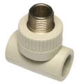 Тройник Ekoplastik STKE 1/2″ Дн20x15 Ру25 переходной, резьба - под приварку, корпус - полипропилен PPR