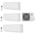 Мульти-сплит система Electrolux Super Match ERP R32 EACS/I-12+07+07+07 НMB FMI-28-4/N8 инверторная, мощность охлаждения - 2.3кВт, мощность обогрева - 3.7кВт, 220В