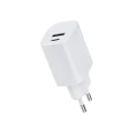 Зарядное устройство REXANT USB+Type-C cетевое, выходное напряжение - DC/5В, выходной ток - 2.4А, цвет - белый