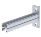 Консоль EKF STRUT-система S-Line двойная 41x21 высота - 21 мм ширина - 41 мм, длина - 650 мм, толщина стали - 2.5 мм, материал - сталь, покрытие - горячее цинкование погружением, цвет - светло-серый