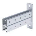 Консоль EKF STRUT-система S-Line двойная 41x41 высота - 41 мм ширина - 41 мм, длина - 650 мм, толщина стали - 2.5 мм, материал - сталь, покрытие - горячее цинкование погружением, цвет - светло-серый