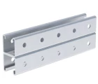 Профиль двойной EKF STRUT-система S-Line 41x41x2.5x6000 высота - 41 мм ширина - 41 мм, длина - 6000 мм, толщина стали - 2.5 мм, материал - сталь, покрытие - горячее цинкование погружением, цвет - светло-серый