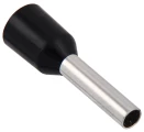 Наконечник втулочный GENERICA НШВИ 1.5-0.8 изолированный, сечение 1.5 мм2, длина контакта 8 мм, материал - латунь, упаковка 100 шт, цвет - черный Наконечник втулочный GENERICA НШВИ 1.5-0.8 изолированный, сечение 1.5 мм2, длина контакта 8 мм, материал - латунь, упаковка 100 шт, цвет - черный