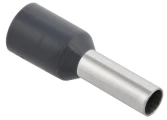 Наконечник втулочный IEK НШВИ 4-0.9 штыревой, изолированный, сечение 4 мм2, длина контакта 9 мм, упаковка - 100 шт, материал - медь, цвет - серый Наконечник втулочный IEK НШВИ 4-0.9 штыревой, изолированный, сечение 4 мм2, длина контакта 9 мм, упаковка - 100 шт, материал - медь, цвет - серый