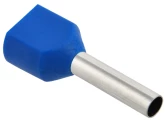 Наконечник втулочный IEK НШВИ2 2.5-13 штыревой, изолированный, сечение 2.5 мм2, длина контакта 13 мм, упаковка -100 шт, материал - медь, цвет - синий  Наконечник втулочный IEK НШВИ2 2.5-13 штыревой, изолированный, сечение 2.5 мм2, длина контакта 13 мм, упаковка -100 шт, материал - медь, цвет - синий