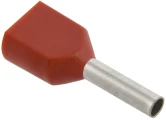 Наконечник втулочный IEK НШВИ2 0.75-8 штыревой, изолированный, сечение 0.75 мм2, длина контакта 8 мм, упаковка -100 шт, материал - медь, цвет - темно-красный  Наконечник втулочный IEK НШВИ2 0.75-8 штыревой, изолированный, сечение 0.75 мм2, длина контакта 8 мм, упаковка -100 шт, материал - медь, цвет - темно-красный