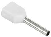 Наконечник втулочный IEK НШВИ2 0.75-10 штыревой, изолированный, сечение 0.75 мм2, длина контакта 10 мм, упаковка -100 шт, материал - медь, цвет - белый  Наконечник втулочный IEK НШВИ2 0.75-10 штыревой, изолированный, сечение 0.75 мм2, длина контакта 10 мм, упаковка -100 шт, материал - медь, цвет - белый