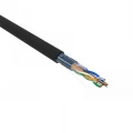 Витая пара REXANT F/UTP 4x2x24AWG, длина - 305 м, категория - 5e, количество пар - 4, сечение -  мм2, цвет - черный, материал оболочки - PE  Витая пара REXANT F/UTP 4x2x24AWG, длина - 305 м, категория - 5e, количество пар - 4, сечение -  мм2, цвет - черный, материал оболочки - PE