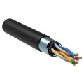 Витая пара GENERICA F/UTP 4х2х24AWG solid CU LDPE Outdoor количество жил - 8, сечение - 0,16 мм2, цвет - черный