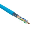 Витая пара REXANT F/UTP 4х2х23AWG solid CU PVC количество жил - 8, сечение - 0,25 мм2, цвет - синий