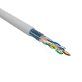 Витая пара REXANT F/UTP 4х2х0.57 23AWG ZH нг(А)-HF solid CU количество жил - 8, сечение - 0,25 мм2, цвет - серый