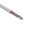 Витая пара REXANT S/FTP 4х2х0.575мм ZH нг(А)-HF 23AWG INDOOR SOLID количество жил - 8, сечение - 0,25 мм2, цвет - серый