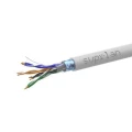 Витая пара SUPRLAN F/UTP 4х2х24AWG solid Cu PVC Standard количество жил - 8, сечение - 0,18 мм2, цвет - серый