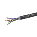 Витая пара SUPRLAN U/UTP 4х2х24AWG solid Cu PE Outdoor Standart количество жил - 8, сечение - 0,18 мм2, цвет - черный