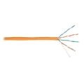 Кабель NIKOLAN U/UTP (D) 24AWG (0.49 мм) количество жил - 8, цвет - оранжевый, упаковка - 305 м