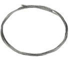 Трос стальной EKF DIN 3055 длина - 200 м, диаметр троса - 2 мм, F max (N) - 470 кг, материал - сталь