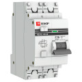 Автоматический выключатель дифференциального тока двухполюсный EKF PROxima АД-32 С16 АС10 1P+N, ток утечки 10 мА, переменный, сила тока 16 А