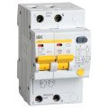 Автоматический выключатель дифференциального тока двухполюсный IEK АД12 С 4.5кА 2P 32А, ток утечки 30 мА переменный, сила тока 32 А