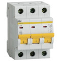 Автоматический выключатель трехполюсный IEK ВА47-29 3Р 20А (C) 4.5кА, переменный/постоянный, сила тока 20 А