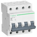 Автоматический выключатель четырехполюсный Systeme Electric City9 Set 4P 63А (C) 4.5кА, сила тока 63А, тип расцепления C, переменный, отключающая способность 4.5 kА