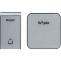 Звонок беспроводной NAVIGATOR NDB-D-AC06-1V1-WН IP20, корпус - пластик