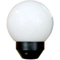 Светильник под лампу Элетех НТУ Шар 40 Вт, садово-парковый, консольный, IP55, материал корпуса - пластик, цвет - черный
