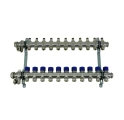 Коллекторная группа ELSEN 1″ Ду25 Ру4 корпус - нержавеющая сталь, 11 контуров, размер отвода – 3/4″, с вентилями