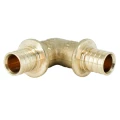 Угольник ELSEN Monolit Дн16 Ру10 90° аксиальный, корпус – латунь CW617N, присоединение – штуцер  