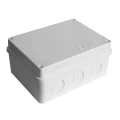 Коробка распределительная E.p.plast для открытой проводки 150х110х70 мм, 10 вводов, IP54, с крышкой на винтах, серая