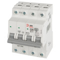 Автоматический выключатель дифференциального тока четырехполюсный ЭРА АД-12 SIMPLE 3P+N 25 A (C) 30 мА (AC), 4,5кА, электронный, ток утечки 30 мА, переменный, сила тока 25 A
