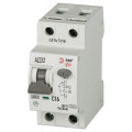 Автоматический выключатель дифференциального тока двухполюсный ЭРА АД-32 1P+N 16 A (C) 30 мА (A), 6кА, электромеханический, ток утечки 30 мА, переменный, сила тока 16 A