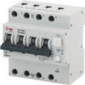 Автоматический выключатель дифференциального тока четырехполюсный ЭРА АВДТ 63 3P+N 16 A (C) 100 мА (A), электронный, ток утечки 100 мА, переменный, сила тока 16 A