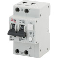 Автоматический выключатель дифференциального тока двухполюсный ЭРА АВДТ 63 1P+N 63 A (C) 100 мА (A), электронный, ток утечки 100 мА, переменный, сила тока 63 A