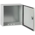 Корпус металлический ЭРА ЩМП-4.4.1-0 IP54 400х400х150 с монтажной панелью, навесной, цвет - серый