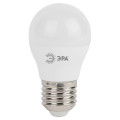 Лампа светодиодная ЭРА LED P45 E27 Шар 45 мм, мощность - 5 Вт, цоколь - E27, световой поток - 400 лм, цветовая температура - 2700K, цвет свечения - теплый, форма - шарообразная