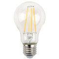 Лампа светодиодная ЭРА F-LED A60-E27 Filament Груша 60 мм мощность - 7 Вт, цоколь - E27, световой поток - 770 лм, цветовая температура - 4000К, тип лампы - светодиодная LED, тип стекла - матовое, цвет свечения - теплый белый, форма - грушевидная
