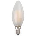 Лампа светодиодная ЭРА F-LED B35 E14 Свеча 35 мм мощность - 9 Вт, цоколь - E14, световой поток - 790 лм, цветовая температура - 4000К, тип лампы - светодиодная LED, цвет свечения - нейтральный белый, форма - свеча
