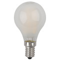 Лампа светодиодная ЭРА F-LED P45 E14 Шар 45 мм мощность - 9 Вт, цоколь - E14, световой поток - 790 лм, цветовая температура - 4000К, тип лампы - светодиодная LED, цвет свечения - нейтральный белый, форма - шарообразная