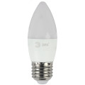 Лампа светодиодная ЭРА RED LINE ECO B35 37 мм мощность - 6 Вт, цоколь - E27, световой поток - 480 лм, цветовая температура - 2700 К, теплый белый, форма  - свеча