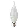 Лампа светодиодная ЭРА RED LINE BXS 37 мм мощность - 10 Вт, цоколь - E14, световой поток - 800 лм, цветовая температура - 2700 К, теплый белый, форма  - свеча на ветру