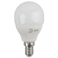 Лампа светодиодная ЭРА ECO P45 45 мм мощность - 10 Вт, цоколь - E14, световой поток - 800 лм, цветовая температура - 2700 К, теплый белый, форма  - шар