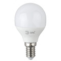 Лампа светодиодная ЭРА RED LINE P45 45 мм мощность - 10 Вт, цоколь - E14, световой поток - 800 лм, цветовая температура - 2700 К, теплый белый, форма  - шар