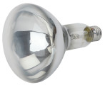 Лампа инфракрасная ЭРА ИКЗ 220-250 R127 E27 для обогрева животных, 127 мм, мощность - 250 Вт, цоколь - E27, цветовая температура - 2596 К , тип лампы - накаливания, тип стекла - зеркальный, форма - рефлекторная, цвет - серый