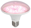 Лампа светодиодная ЭРА FITO-18W-Ra90-E27 для растений полный спектр 110 мм, мощность - 18 Вт, цоколь - E27, цветовая температура - 6500 К, тип лампы - светодиодная LED, форма - грибовидная, цвет - белый