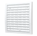 Решетка вентиляционная ERA РРП 350х350 разъемная, регулируемая, материал – пластик, белая