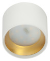 Светильник настенно-потолочный ЭРА OL8 декоративный под лампу до 12 Вт, цоколь - GX53, тип лампы - светодиодная LED, материал корпуса - алюминий, цвет - белый/золото